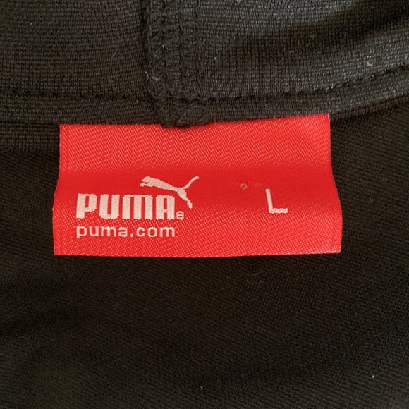 PUMA women’s fitted black white hoodie Zip up - Picture 13 of 15